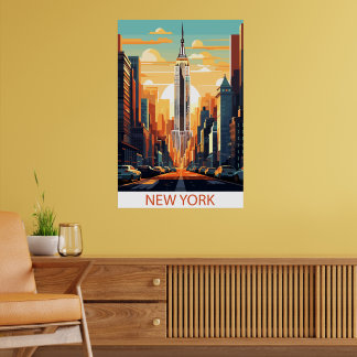 ニューヨークシティトラベルウォールポスター ポスター