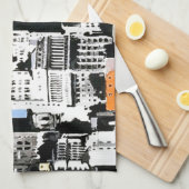 ニューヨークシティトラベル キッチンタオル (四つ折り)