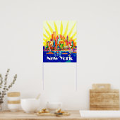 ニューヨークシティトラベル ポスター (キッチン)