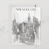 ニューヨークシティトラベル ポストカード (正面/裏面)