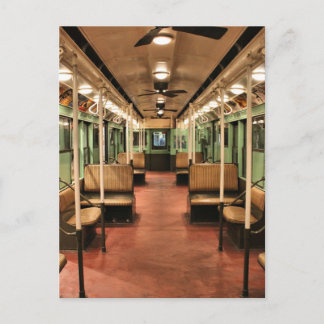 ニューヨークシティトロリーカーヴィンテージ ポストカード