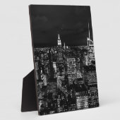 ニューヨークシティナイトスカイライン フォトプラーク (側面)