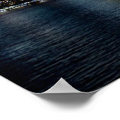 ニューヨークシティナイトスカイライン ポスター (角)