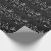 ニューヨークシティナイトスカイライン ラッピングペーパー (角)