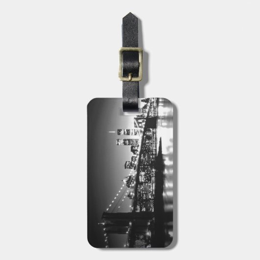 ニューヨークシティナイトラゲッジタグ ラゲッジタグ (正面縦)