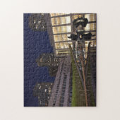 ニューヨークシティナイトリンカーンセンターNYC写真 ジグソーパズル (縦)