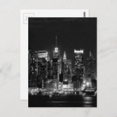 ニューヨークシティナイト ポストカード (正面/裏面)