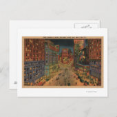 ニューヨークシティニューヨークビューオブタイムズスクエア ポストカード (正面/裏面)