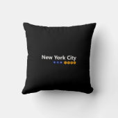 ニューヨークシティニューヨークピロー クッション (裏面)