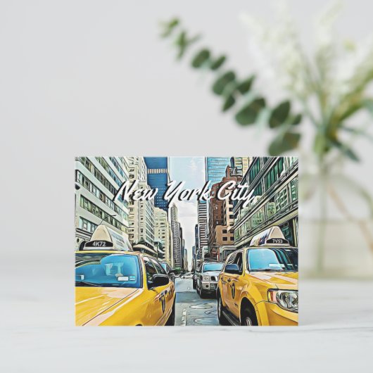 ニューヨークシティニューヨークメモリアピーキプサケ ポストカード (スタンド正面)