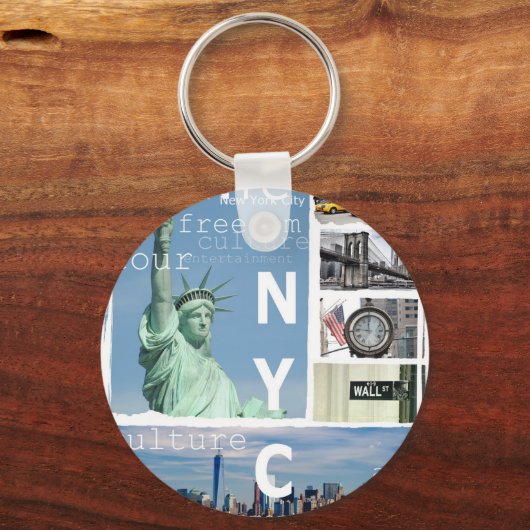 ニューヨークシティニューヨーク キーホルダー (正面)