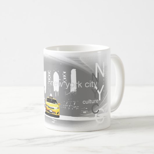 ニューヨークシティニューヨーク コーヒーマグカップ (正面右)