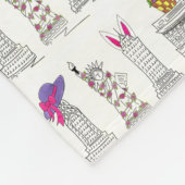 ニューヨークシティハッピーイースターパレードNYCランドマーク フリースブランケット (角)