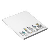 ニューヨークシティハヌカーNYCユダヤ人ホリデーハヌカー(ユダヤ教の祭り) ノートパッド (アングル)