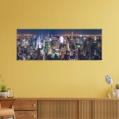 ニューヨークシティバイナイト キャンバスプリント (インサイチュ (リビング))
