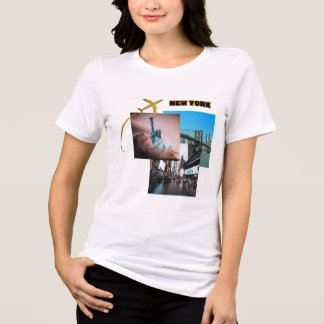 ニューヨークシティバイブ – アーバントラベルコラージュ トライブレンドTシャツ