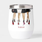 ニューヨークシティバチェロレッテファッションイラストレーション (背面)