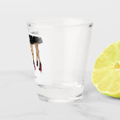 ニューヨークシティバチェロレッテファッションイラストレーション ショットグラス (右)