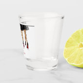 ニューヨークシティバチェロレッテファッションイラストレーション ショットグラス (右)