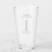 ニューヨークシティバチュラーパーティガイズトリップビールピント タンブラーグラス (裏面)