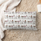 ニューヨークシティバレンタインズデイラブNYCランドマークス ランバークッション (ブランケット)