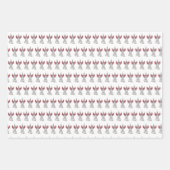 ニューヨークシティバレンタインデーNYCランドマーク ラッピングペーパーシート (正面)