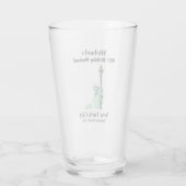 ニューヨークシティバースデーパーティーズトリップビールピント タンブラーグラス (裏面)