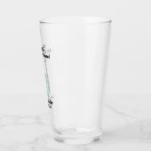 ニューヨークシティバースデーパーティーズトリップビールピント タンブラーグラス (左)