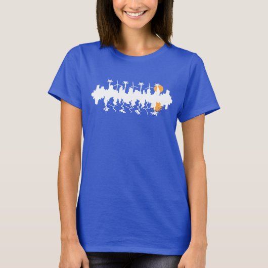 ニューヨークシティパーム春ズサンライズ Tシャツ (正面)
