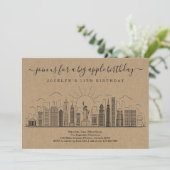 ニューヨークシティビッグ誕生日アップルパーティー 招待状 (スタンド正面)