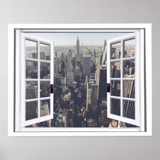 ニューヨークシティビューウィフェイクンドウ ポスター (正面)