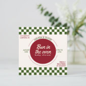 ニューヨークシティピザベビーユニークイタリアンシャワー 招待状 (スタンド正面)