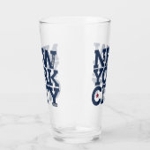 ニューヨークシティピントガラス タンブラーグラス (右)