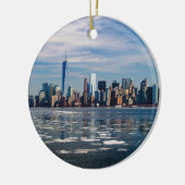 ニューヨークシティフリーダムタワースカイライン セラミックオーナメント (左)