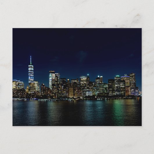ニューヨークシティフリーダムタワー象徴的はがき ポストカード (正面)