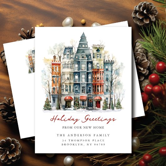 ニューヨークシティブラウンストーンニューアドレス 案内ポストカード