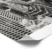 ニューヨークシティブラック&ホワイト ポスター (角)