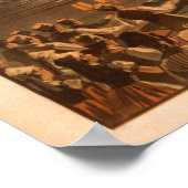 ニューヨークシティブルックリンブリッジ「エクセルシオール」 ポスター (角)