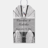 ニューヨークシティブルックリン結婚ブリッジ ギフトタグ (正面)