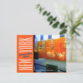 ニューヨークシティブルックリン通り ポストカード (スタンド正面)