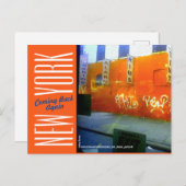 ニューヨークシティブルックリン通り ポストカード (正面/裏面)