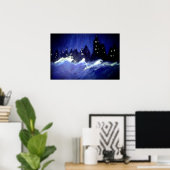 ニューヨークシティブルース ポスター (ホームオフィス)