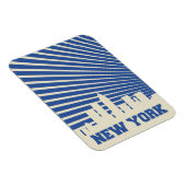 ニューヨークシティブルー マグネット (右側)