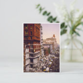 ニューヨークシティブロードウェイ1900 -ヴィンテージアメリカ ポストカード (スタンド正面)