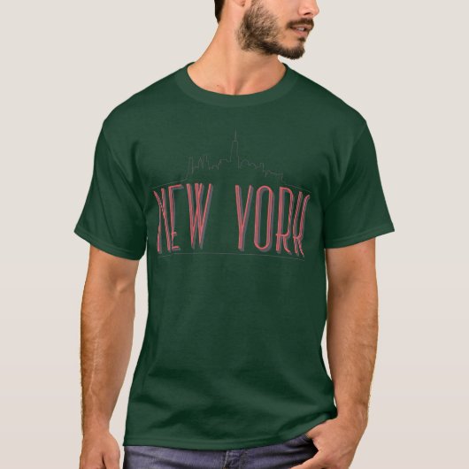 ニューヨークシティプリント ガール Tシャツ (正面)