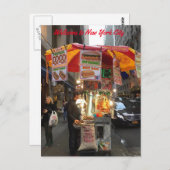 ニューヨークシティホットドッグスタンドポストカード ポストカード (正面/裏面)