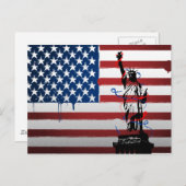 ニューヨークシティホワイトED ポストカード (正面/裏面)