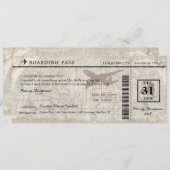 ニューヨークシティボーディングパス 案内状 (正面/裏面)