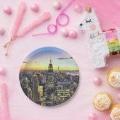 ニューヨークシティマンハッタンのスカイライン ペーパープレート (パーティー)