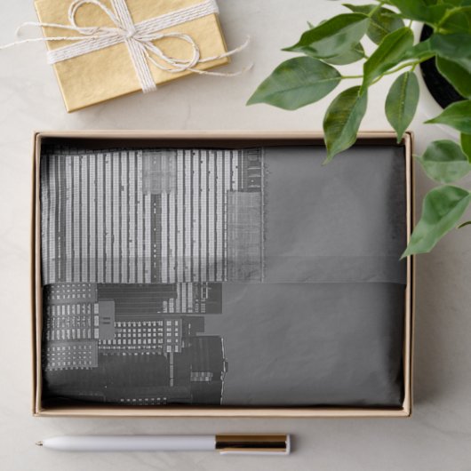 ニューヨークシティマンハッタンエンパイアステート建物ティ 薄葉紙 (ギフト)